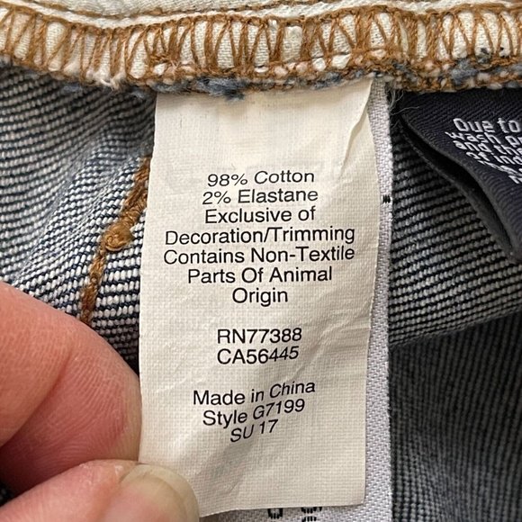 Madewell The High-Rise Slim Boyjean G7199 Milton Wash Women’s sz 29 Distressed - Picture 8 of 12